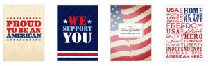 Thank the Troops Card Design - Shutterfly